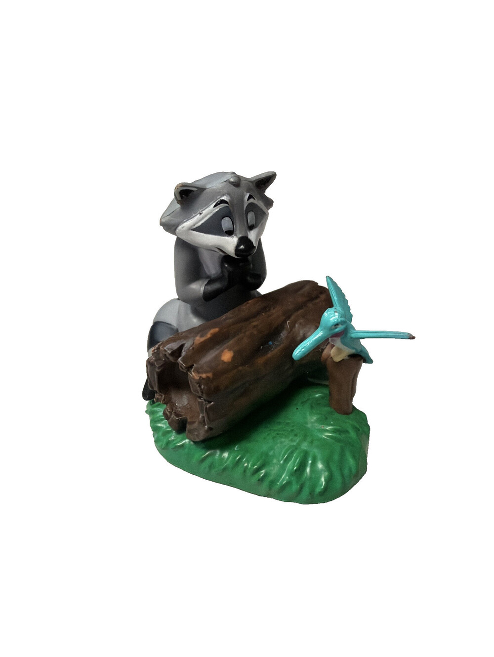 Disney Pocahontas Meeko Raccoon & Flit Hummingbird PVC Cake Topper Collectible